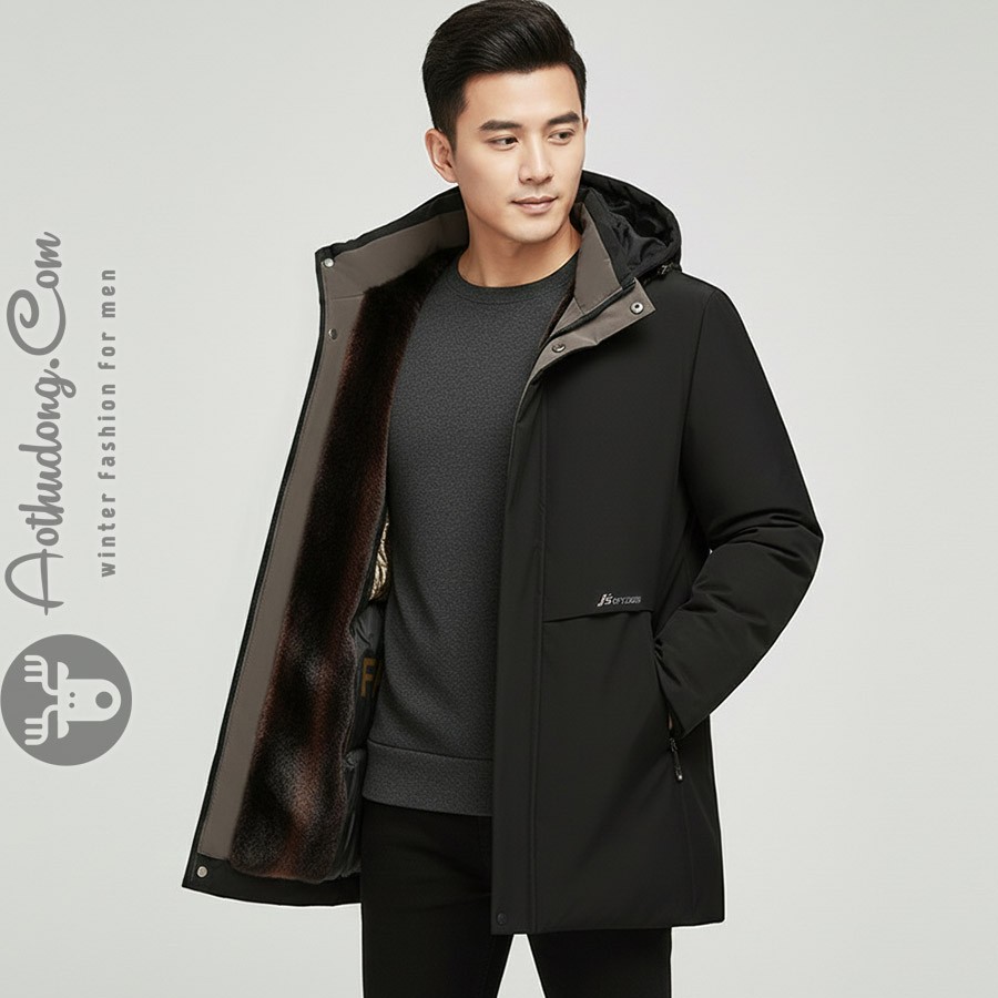 Áo phao lót lông nam cao cấp - Ảnh 0