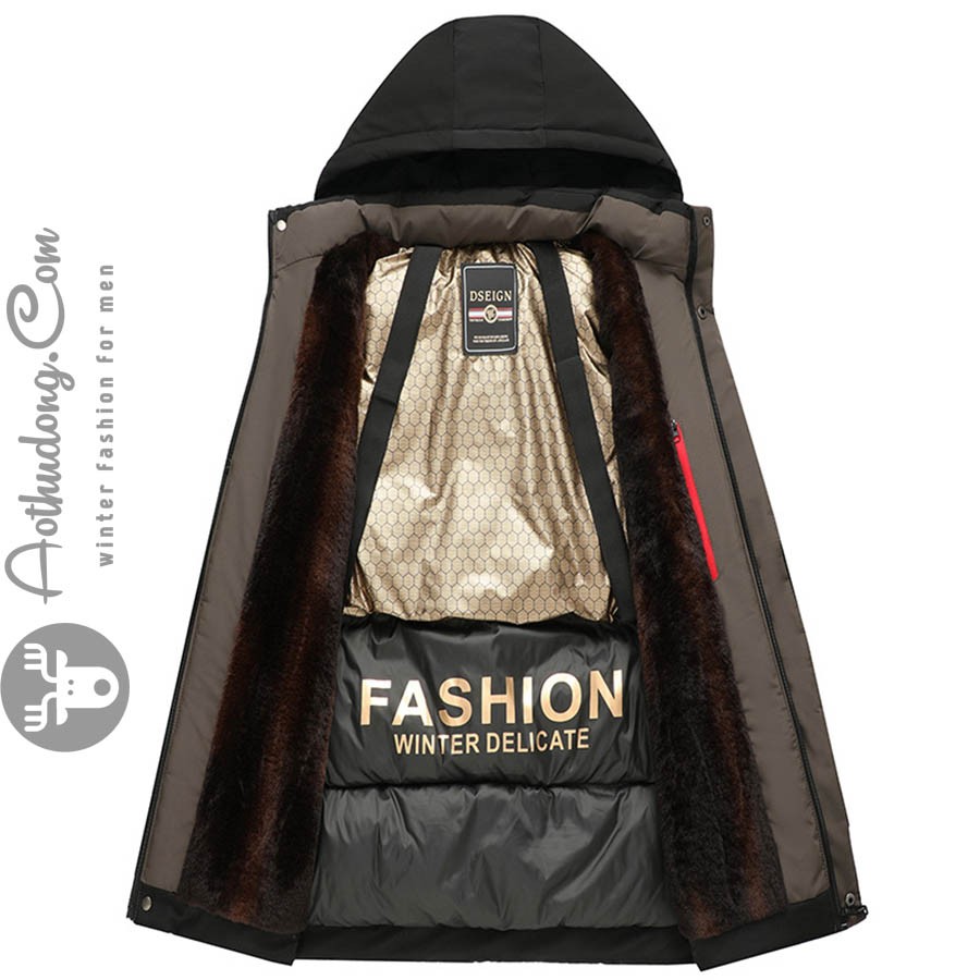 Áo phao lót lông nam cao cấp - Ảnh 4