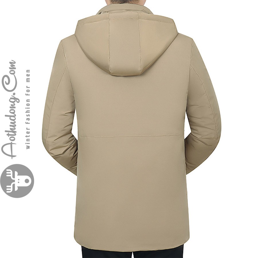 Áo phao lót lông hàng hiệu vàng - Ảnh 2